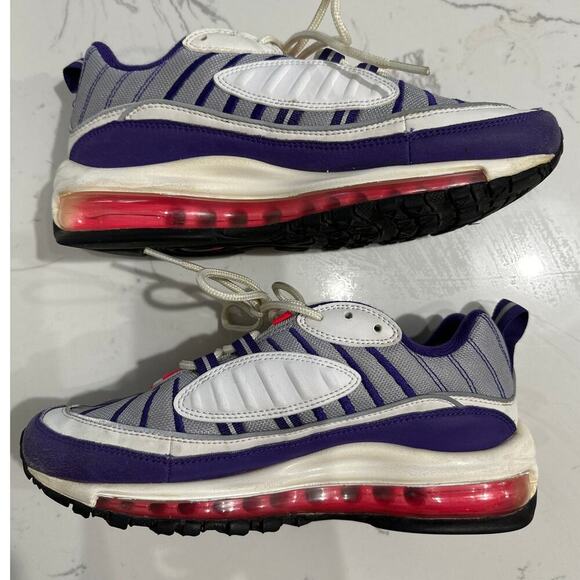 Nike Womens Air Max 98 ‘Raptors’ Sneaker, Size 7.5, EUC - Picture 5 of 8